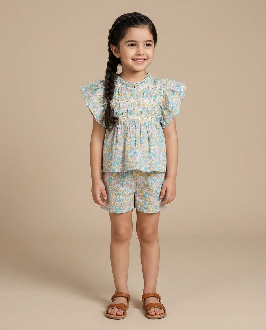 Petal Pops Smocked Co-ord (1-8 Years)