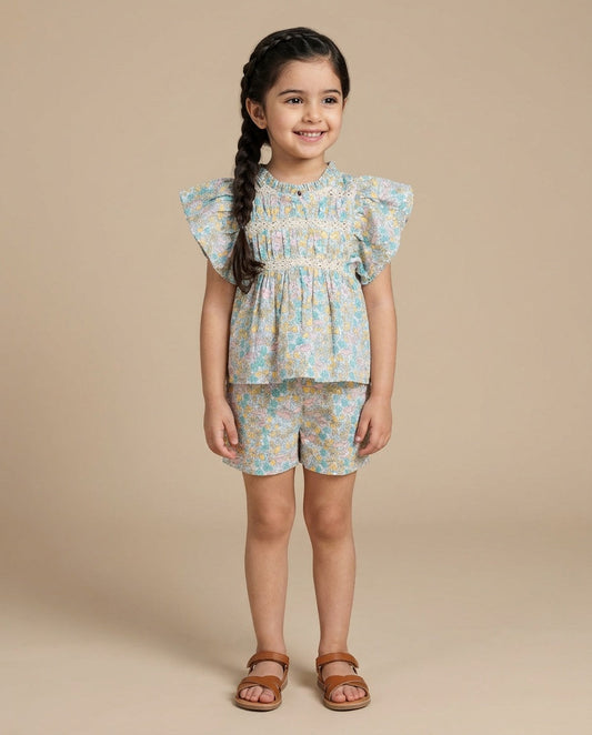 Petal Pops Smocked Co-ord (1-8 Years)