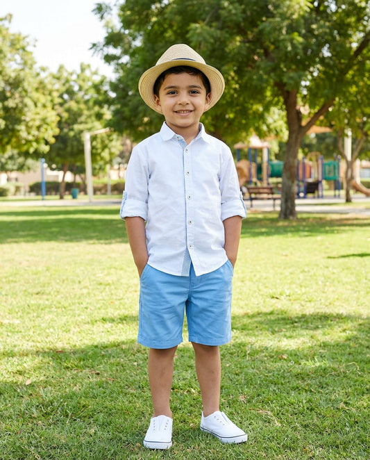 The Classic Charm Formal White Shirt (1-10 Years)