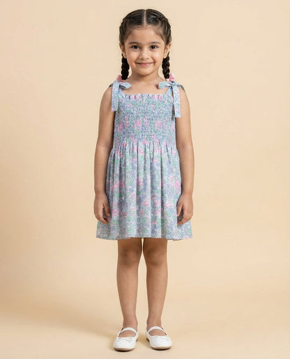 Pink Smocked Dress (1-8 Years)