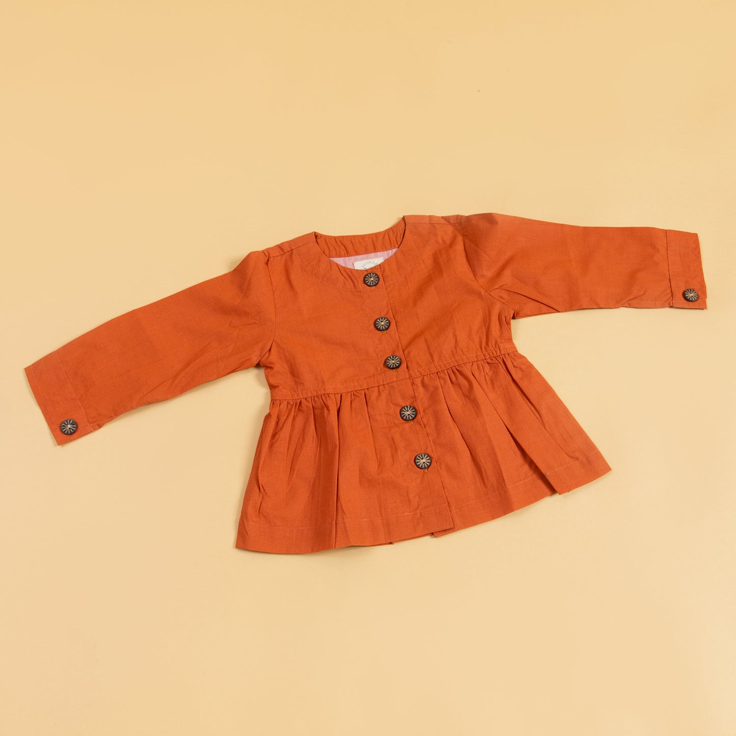 Rust Peplum Set (1-10 Years)