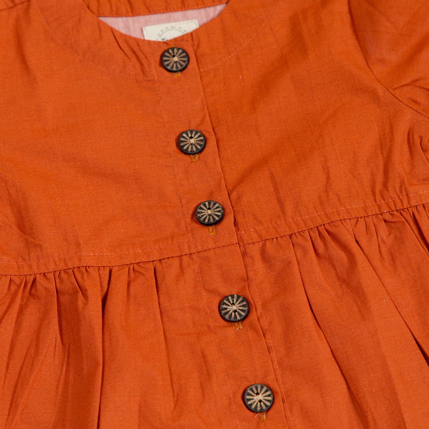Rust Peplum Set (1-10 Years)