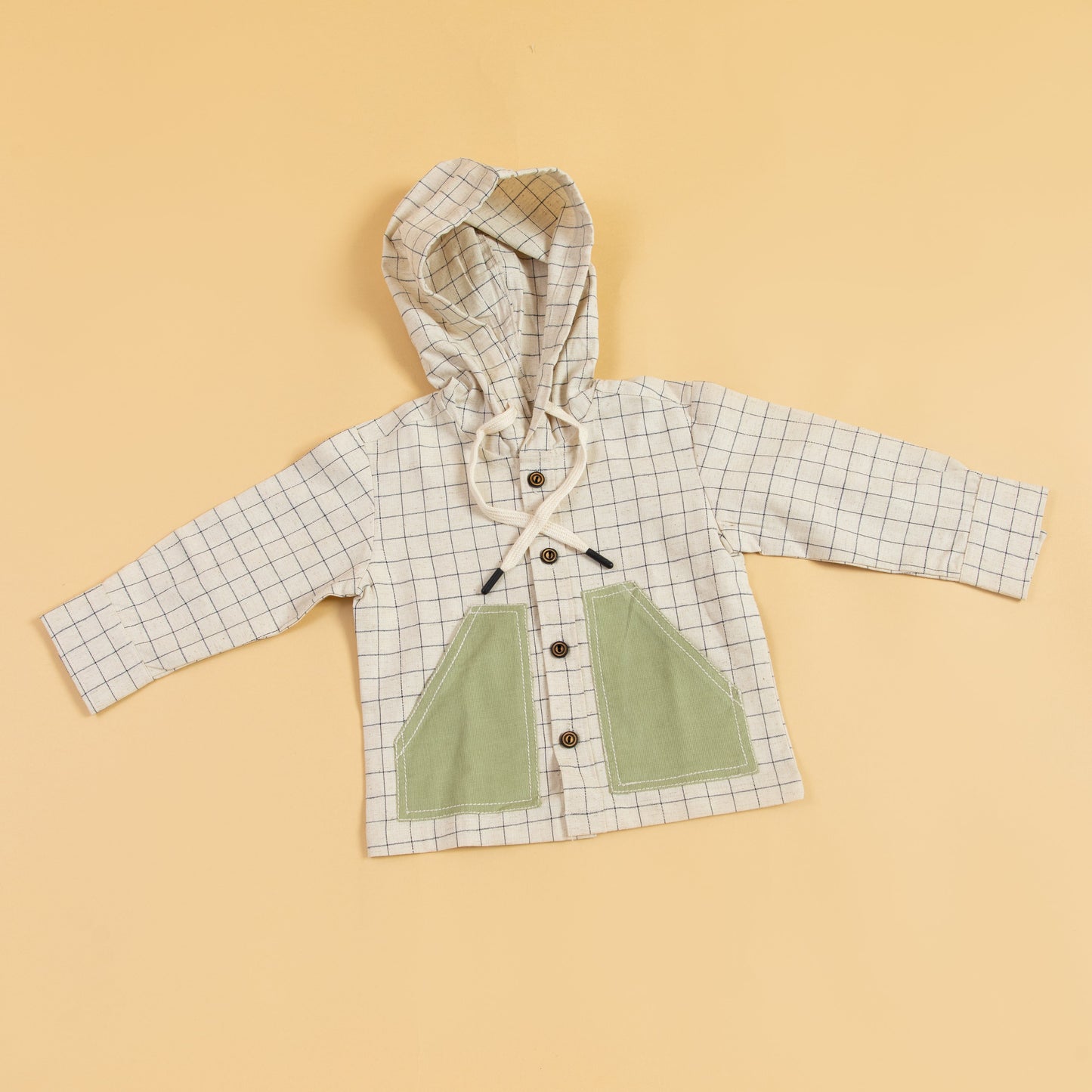 Grid Adventures, Patch & Play Hoodie Shirt for Boys (1-10 Years)