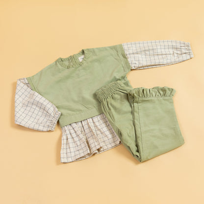 Evergreen Tales Co-Ord Set for Girls (1-10 Years)