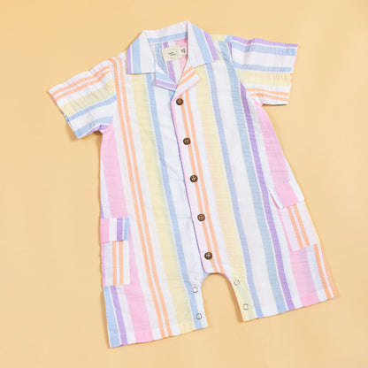 Rainbow Ribbons Playsuit Romper (0-2 Years)