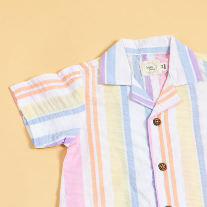 Rainbow Ribbons Playsuit Romper (0-2 Years)