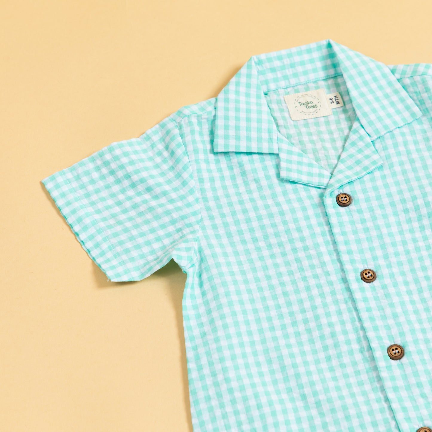 Minty Meadows Textured Playsuit Romper (0-2 Years)