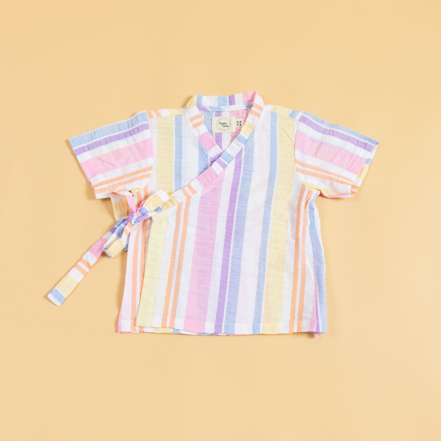 Rainbow Ribbons Kimono co-ord Set (6-36 Months)