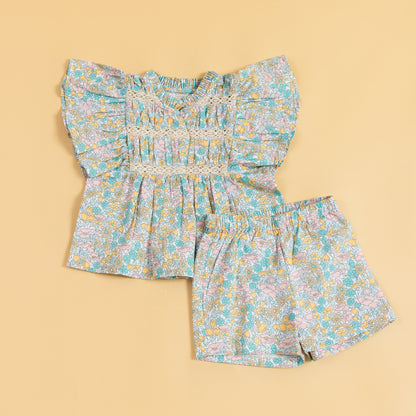 Petal Pops Smocked Co-ord (1-8 Years)