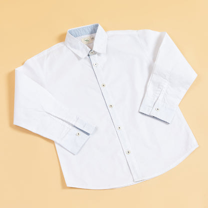 The Classic Charm Formal White Shirt (1-10 Years)