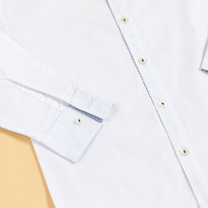 The Classic Charm Formal White Shirt (1-10 Years)