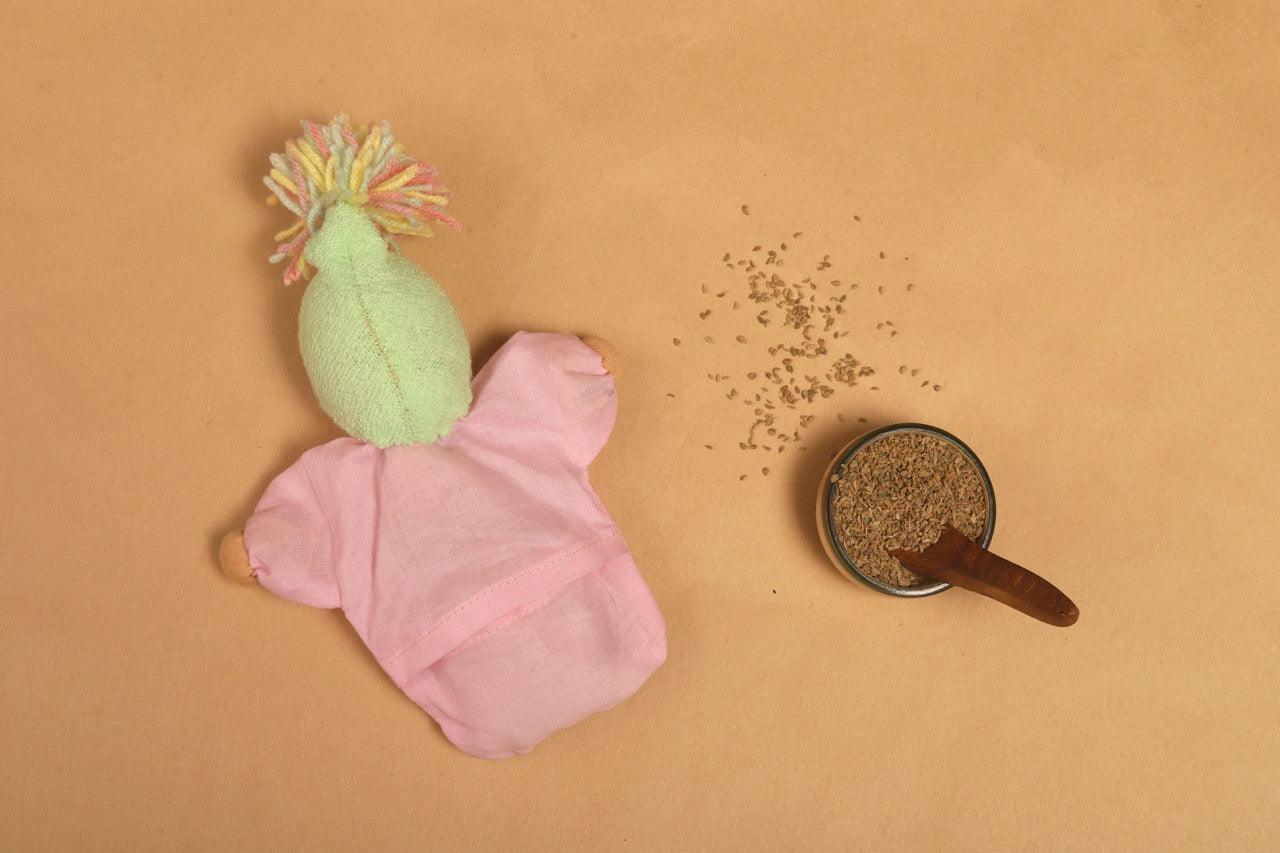Aromatic Ajwain Doll for Kids | Microwavable Sensory Aid - Bombay Toy Company