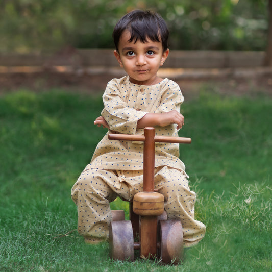 Organic Indigo Raidana Kurta + Matching Pants