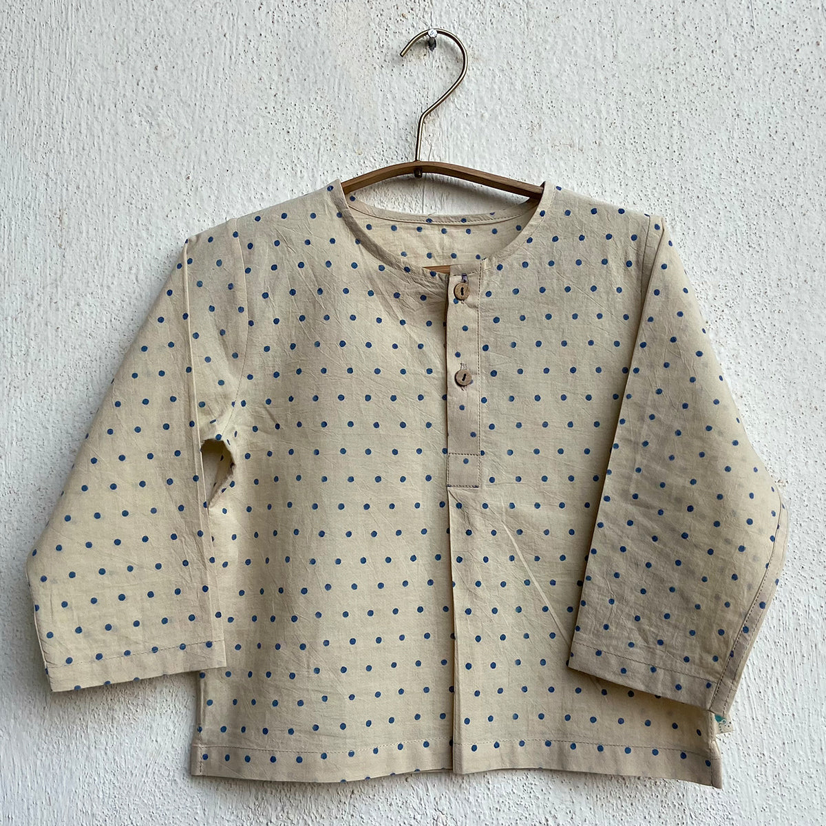 Organic Indigo Raidana Kurta + Indigo Check Pants