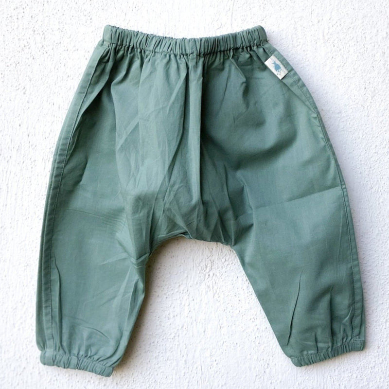 Organic Koi Jhabla With Mint Pants