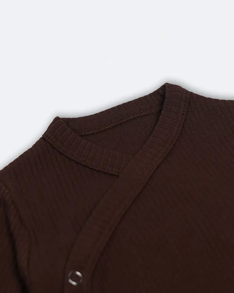Long Sleeved Bodysuit Downtown Brown