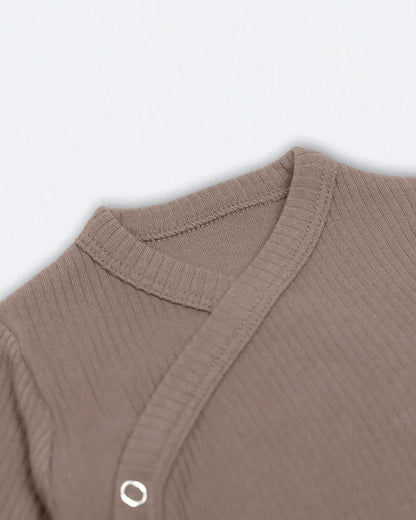 Long Sleeved Bodysuit Teak Brown