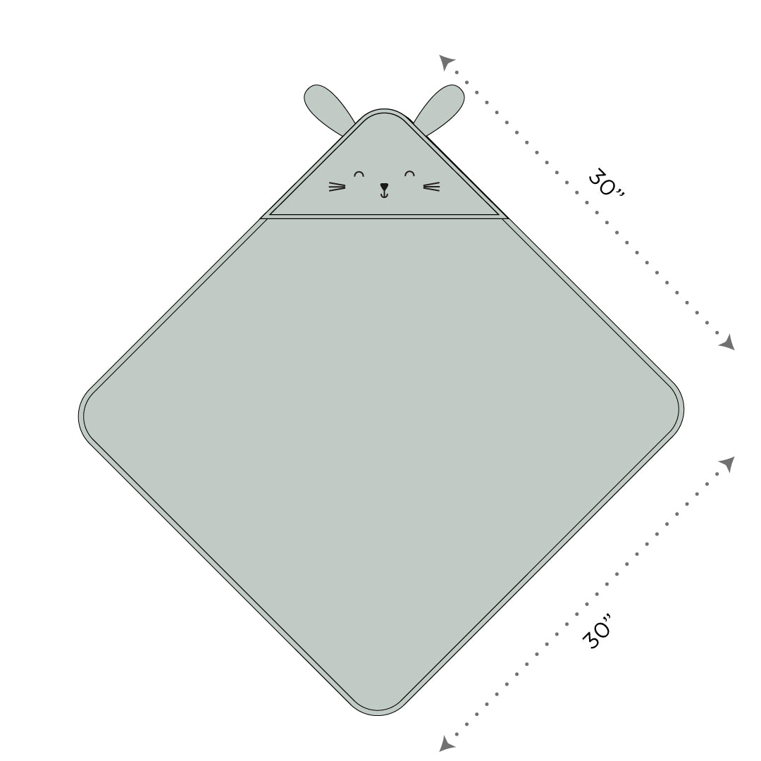 Hooded Towel – Bunny (0-18m)