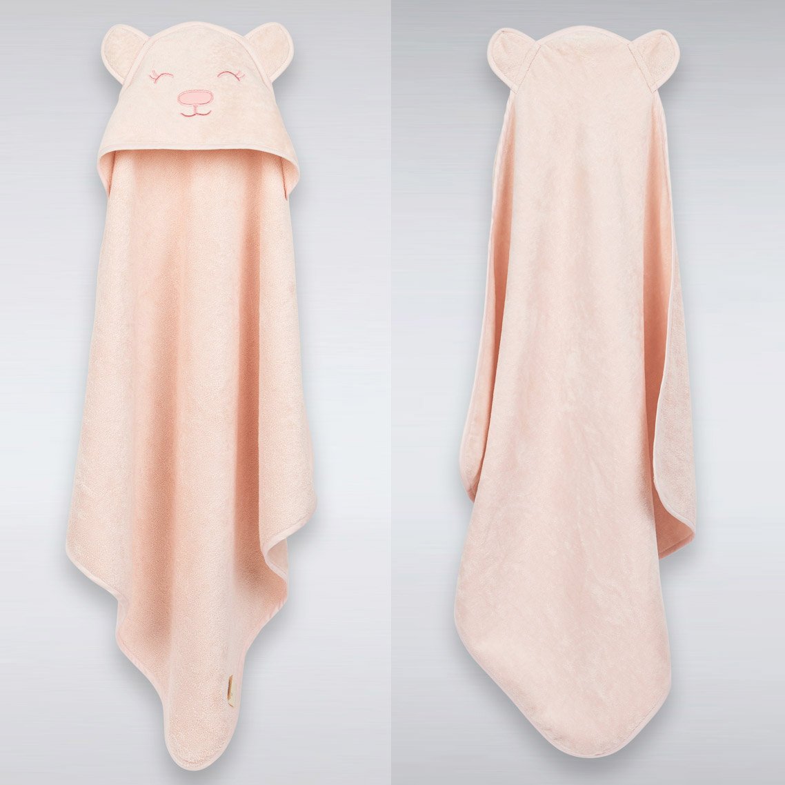 Hooded Towel – Grrly Bear (0-18m)