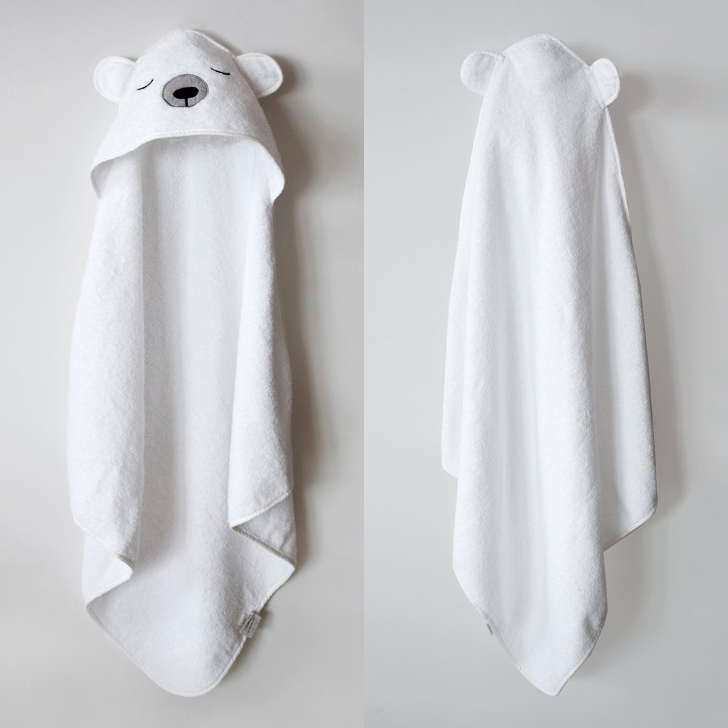 Hooded Towel – Polar Bear (0-18m)