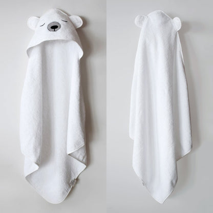Hooded Towel – Polar Bear (0-18m)