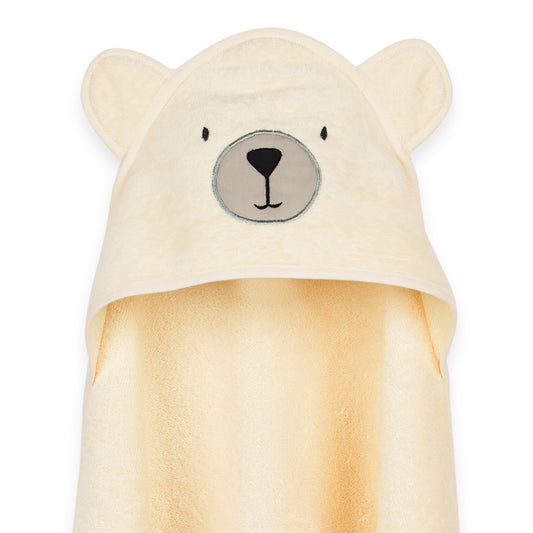 Hooded Towel – Teddy Bear (0-18m)