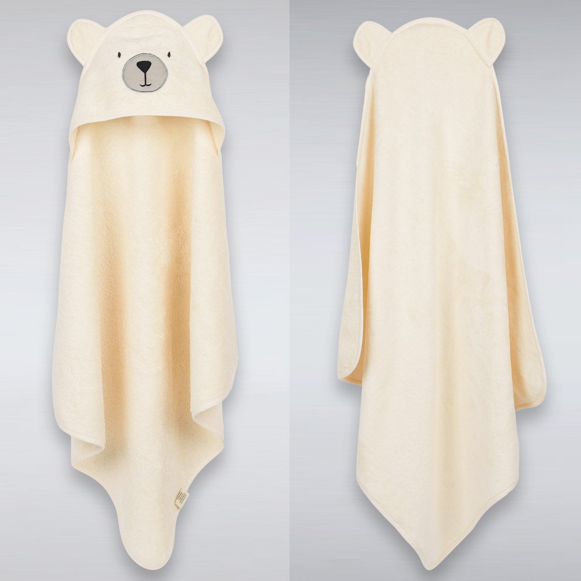 Hooded Towel – Teddy Bear (0-18m)