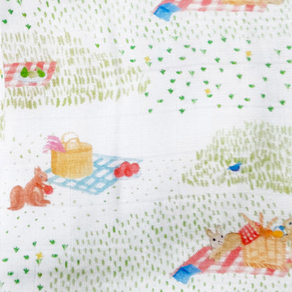 Bamboo Muslin Swaddles (Set of 2) – Picnic Party & Gingham Checks