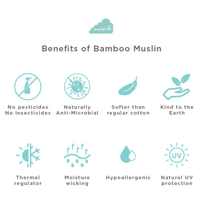 Bamboo Muslin Swaddles (Set of 2) – Picnic Party & Gingham Checks