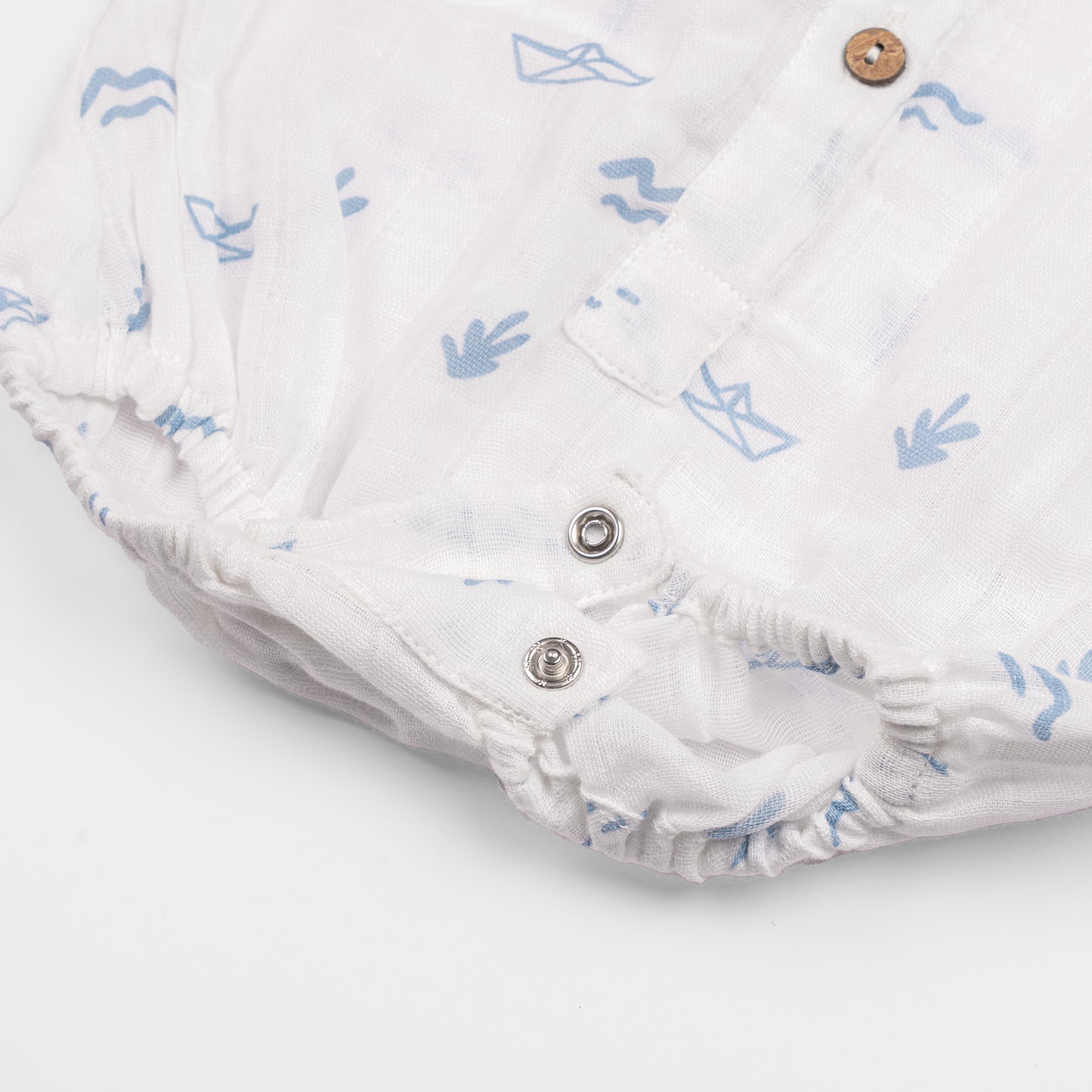 Organic Muslin Baby Romper (Pack of 3) – Boat
