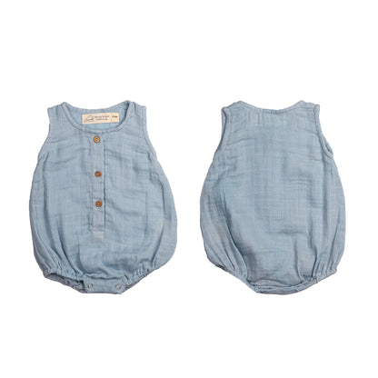 Organic Muslin Baby Romper (Pack of 3) – Boat