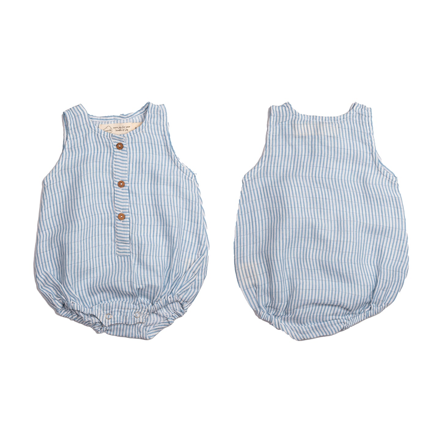 Organic Muslin Baby Romper (Pack of 3) – Boat