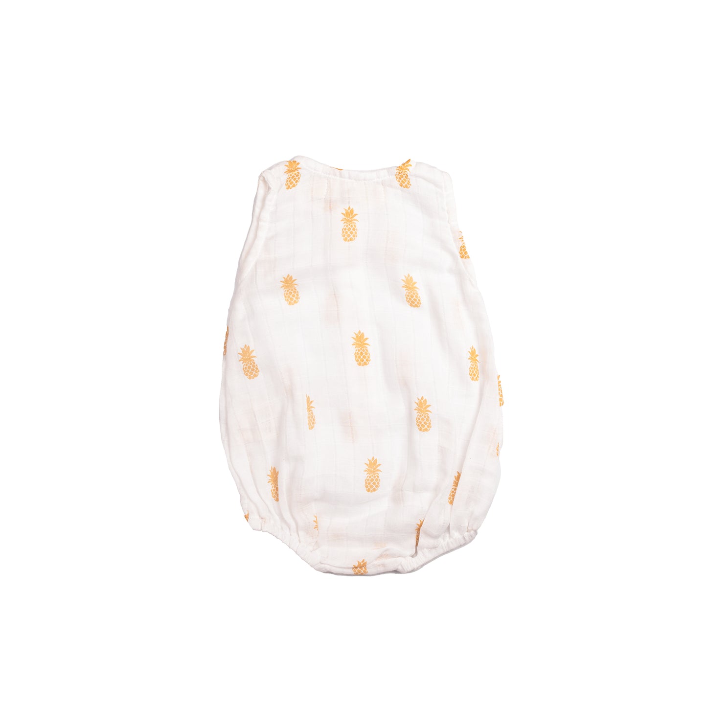 Organic Muslin Baby Romper (Pack of 3) – Pineapple