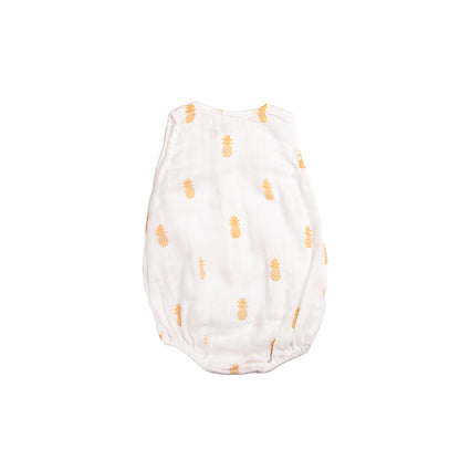 Organic Muslin Baby Romper (Pack of 3) – Pineapple