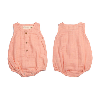 Organic Muslin Baby Romper (Pack of 3) – Rainbow