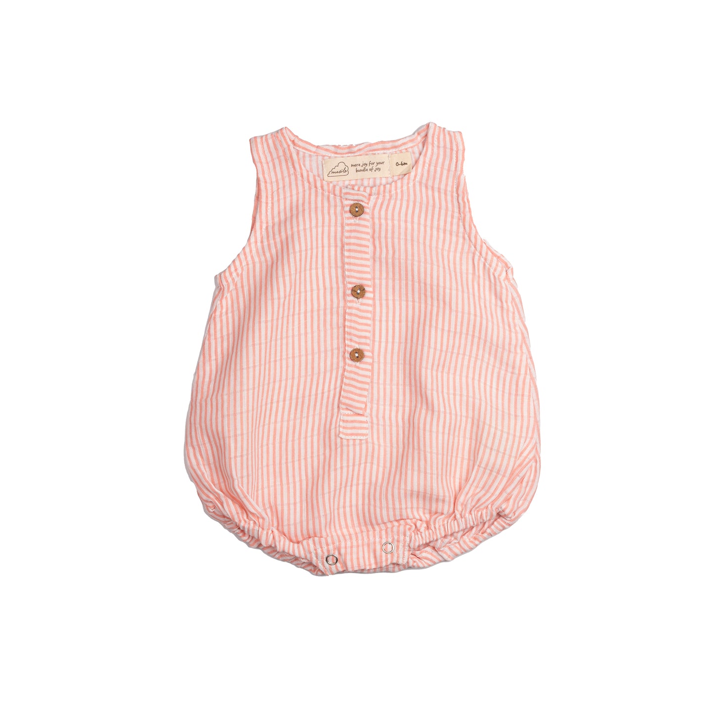 Organic Muslin Baby Romper (Pack of 3) – Rainbow