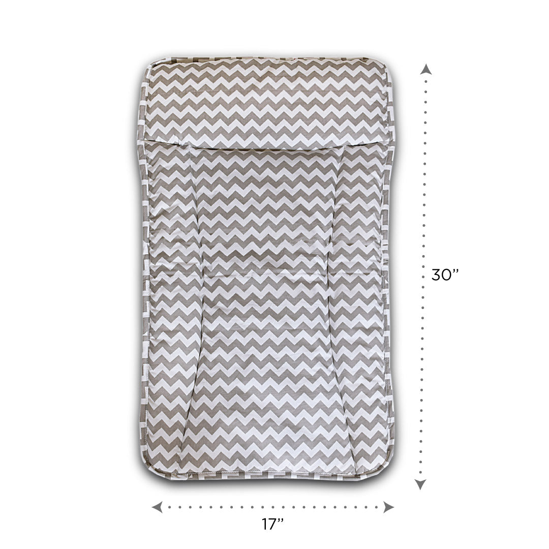 Changing Mat - Chevron (Grey)