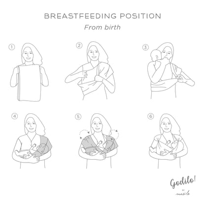 Godilo Ergonomic Organic Cotton Baby Carrier Wrap – Leaf