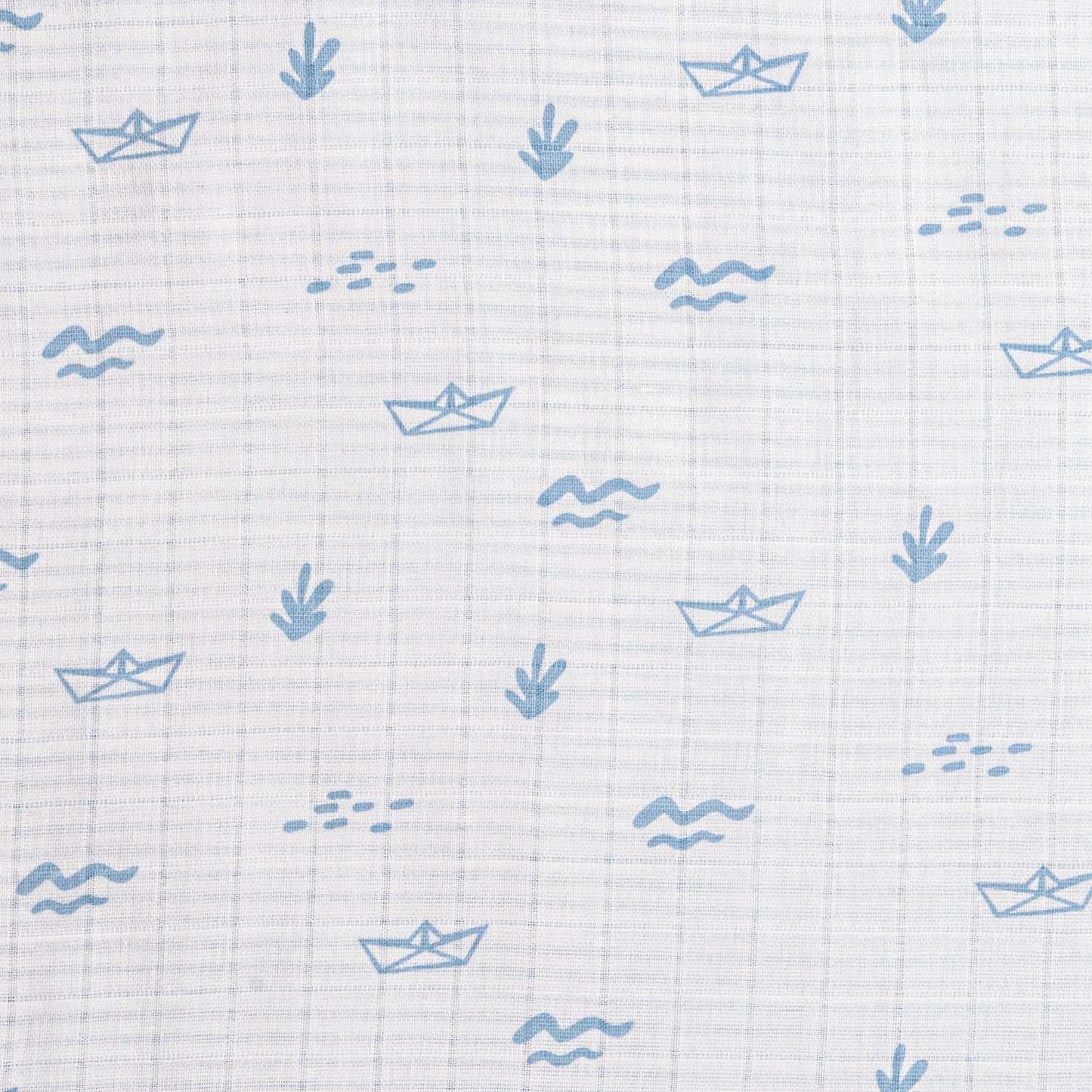 Organic Muslin Blanket - Boat