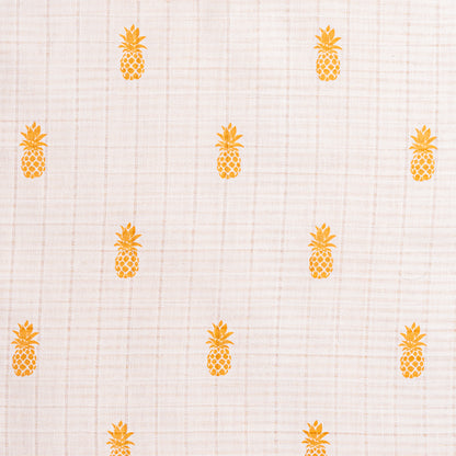 Organic Muslin Blanket - Pineapple