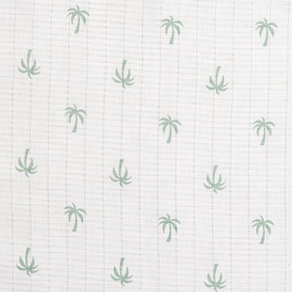 Organic Muslin Blanket - Palm