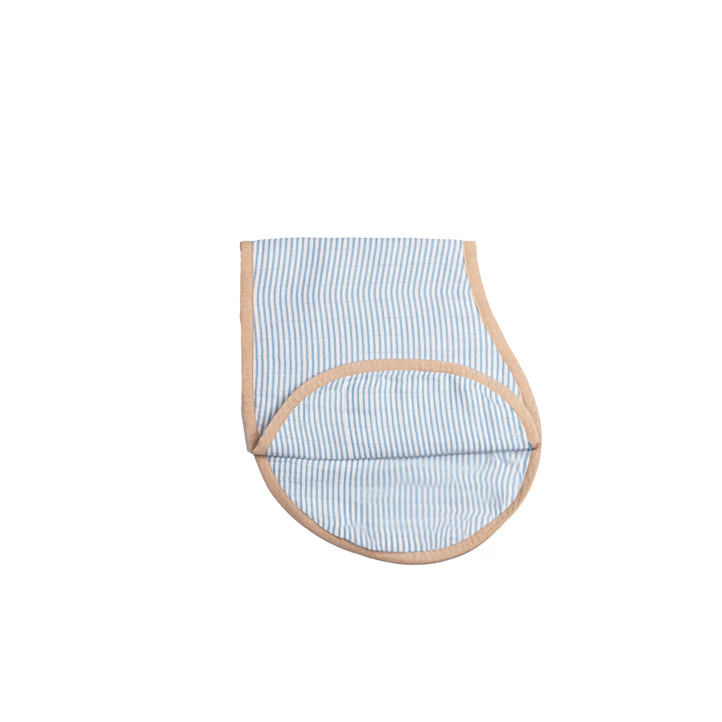 Organic Muslin Burp Cloth & Bib (Pack of 2) – Sea Breeze