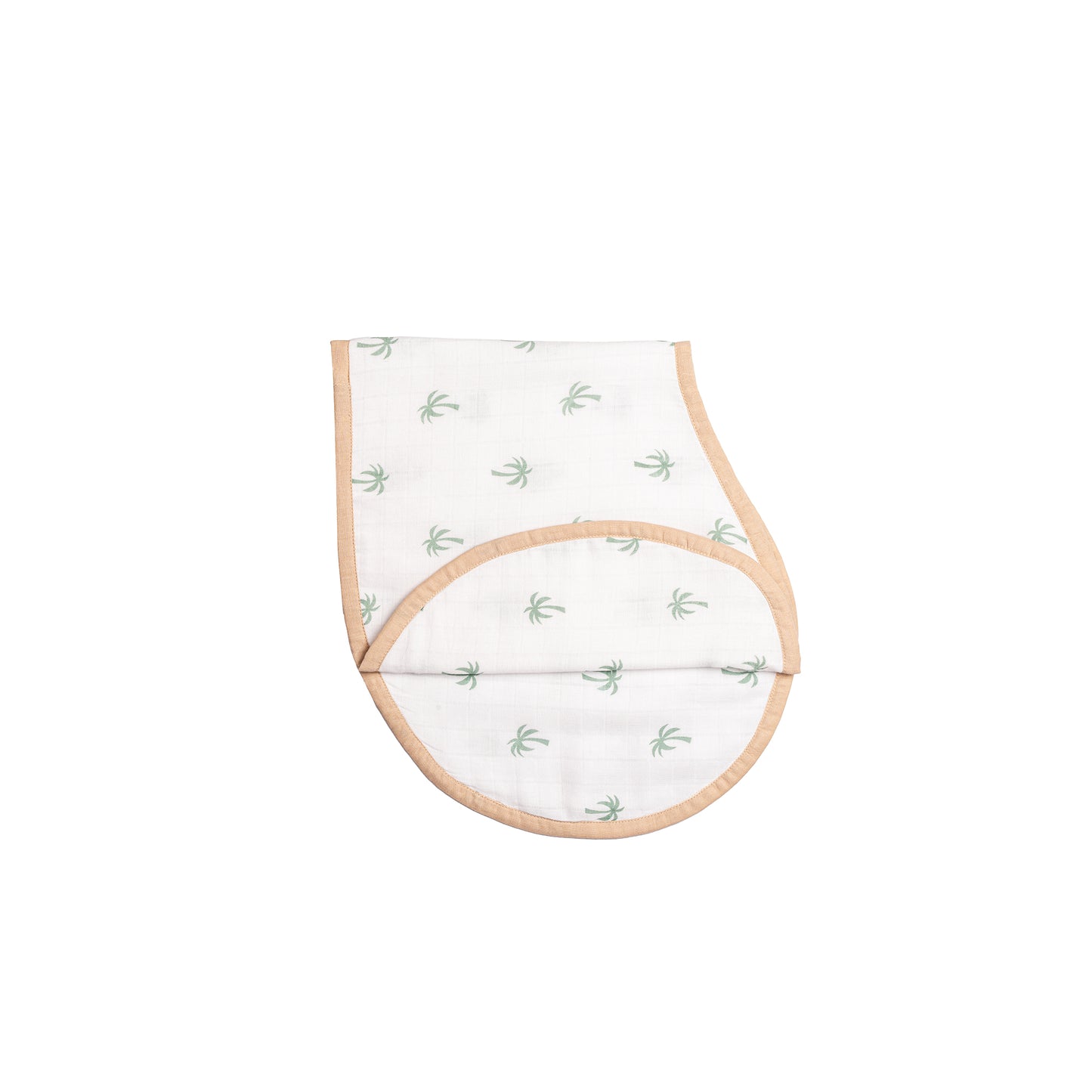 Organic Muslin Burp Cloth & Bib (Pack of 2) – Palm Paradise