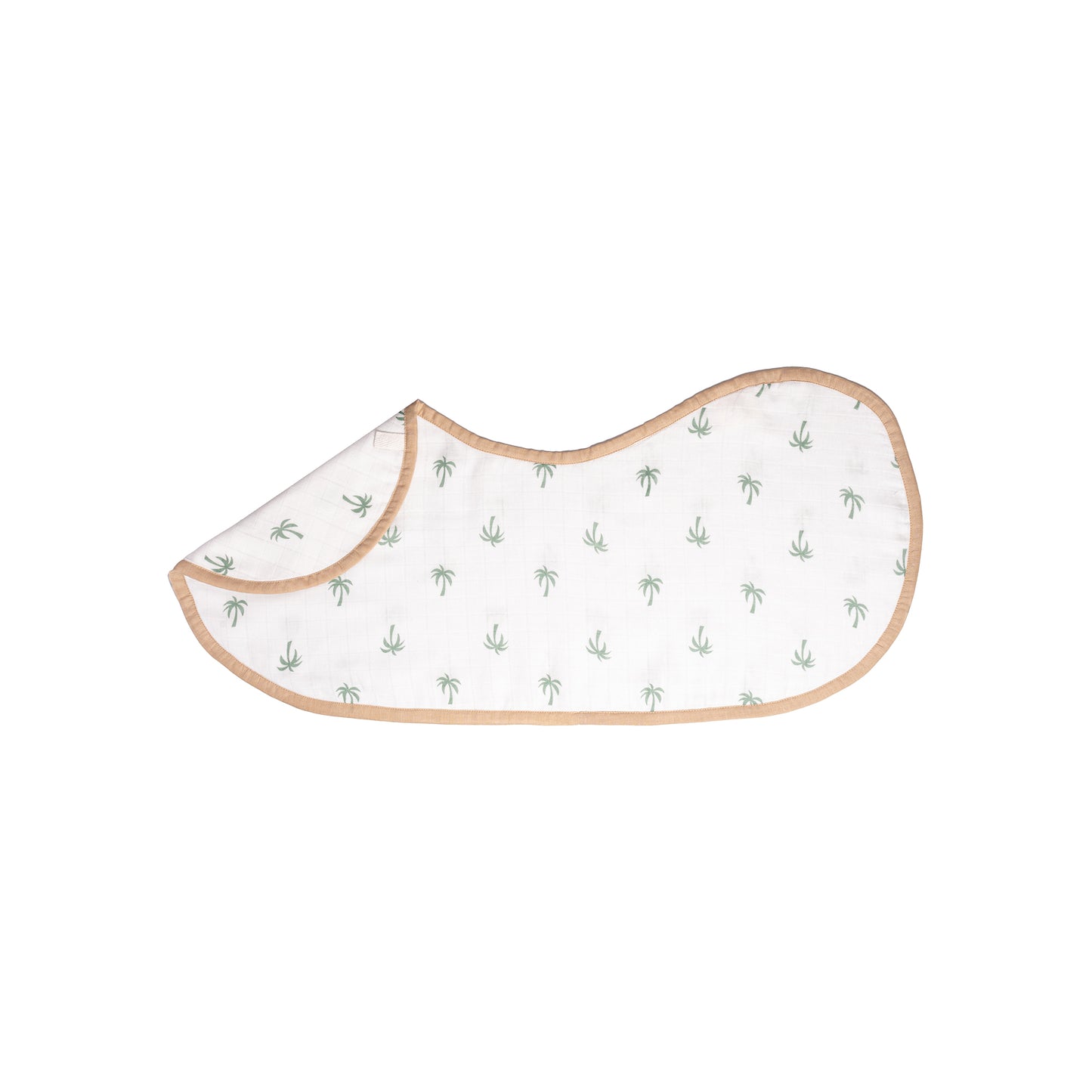 Organic Muslin Burp Cloth & Bib (Pack of 2) – Palm Paradise