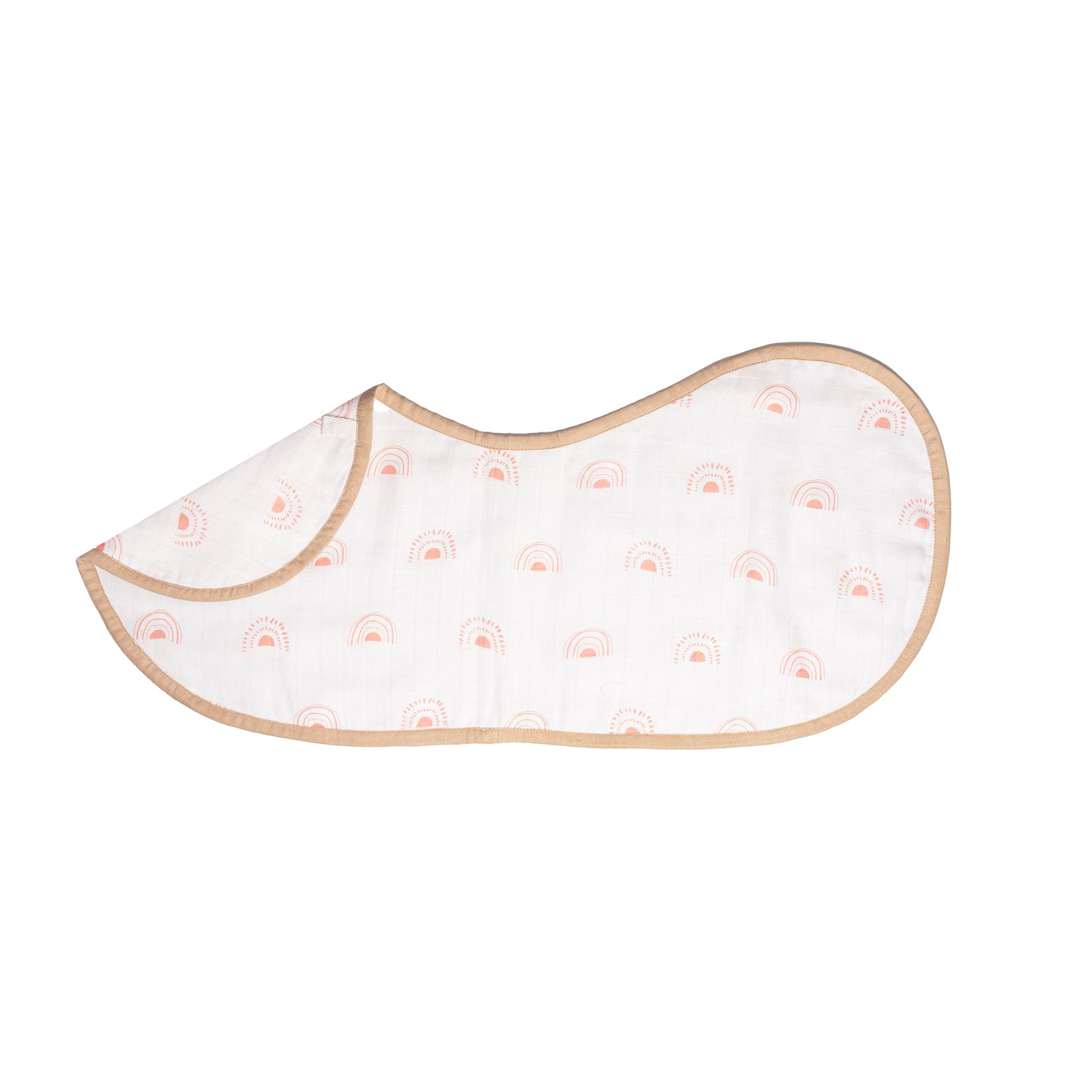 Organic Muslin Burp Cloth & Bib (Pack of 2) – Over the Rainbow