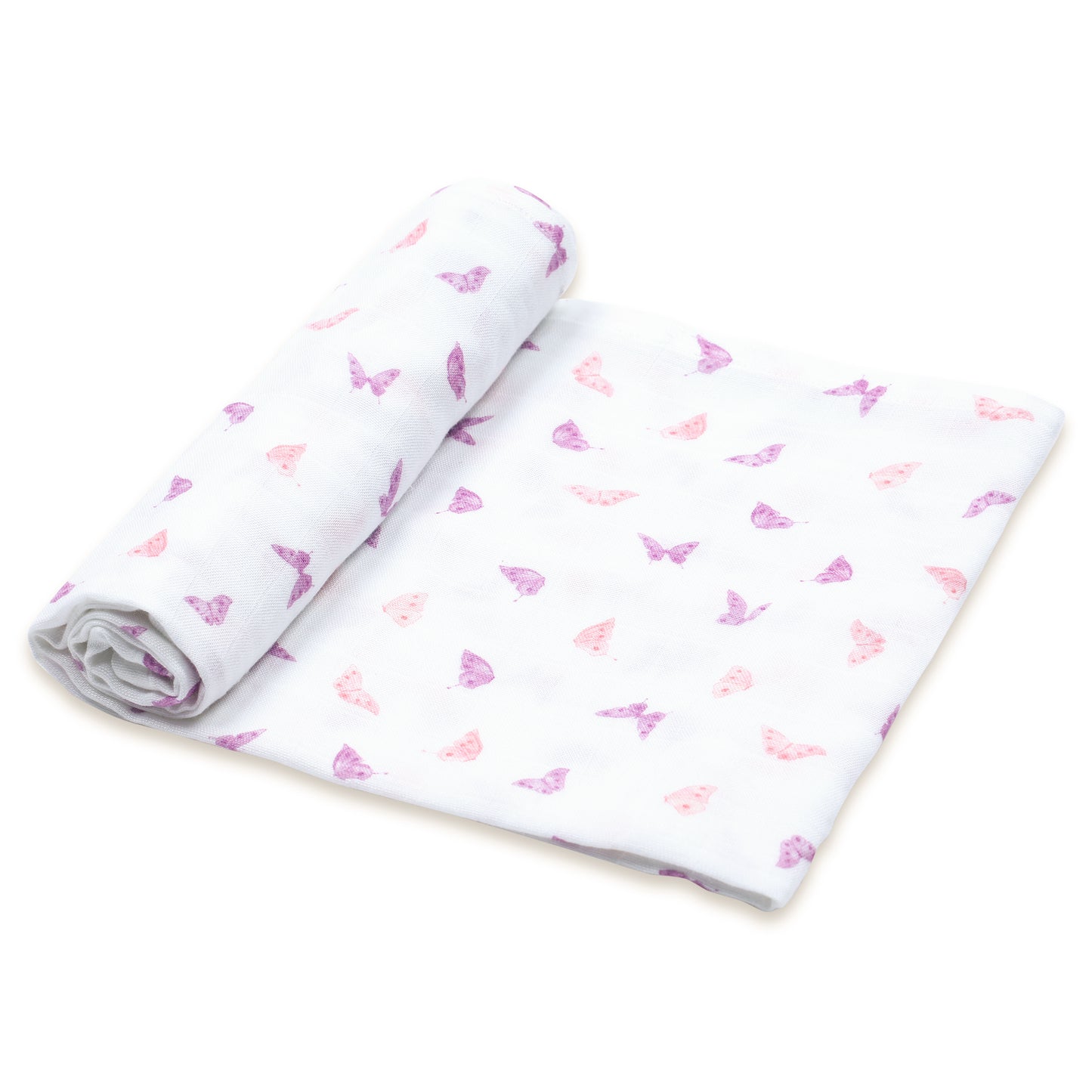 Bamboo Muslin Swaddle - Butterfly Kisses