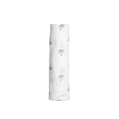 Swaddle & Burp Cloth Bib - Palm