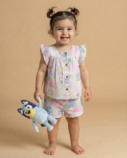 Crayon Adventures Pastel Relaxed Co-ord Set