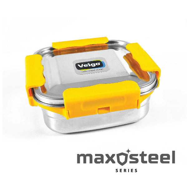 Veigo Medium MaxoSteel Stainless Steel Lunch Box