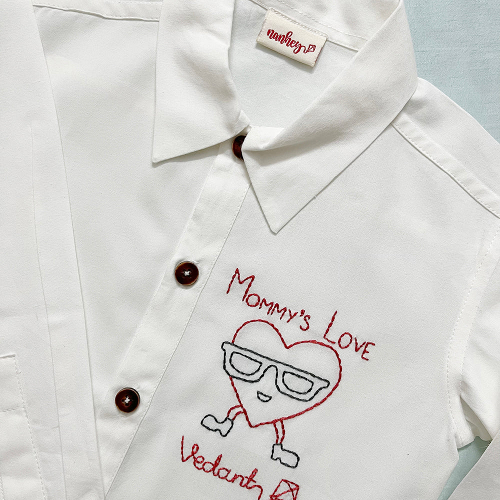 Mommy's Love Š—– Personalized Formal Shirt